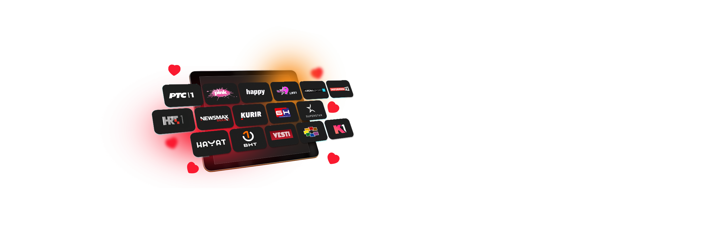 400+ TV kanala sa Balkana